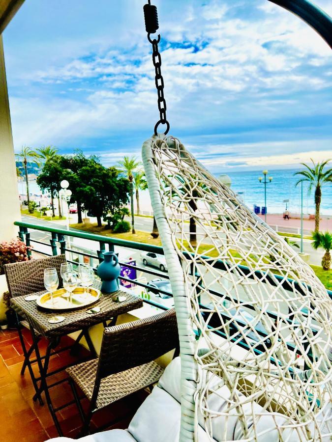 Endless Stunning Mediterranean Sea Views Promenade Des Anglais นีซ ภายนอก รูปภาพ
