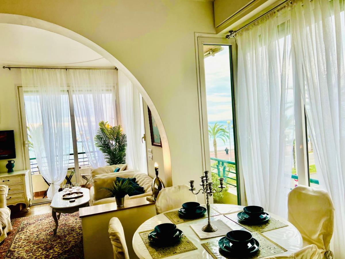 Endless Stunning Mediterranean Sea Views Promenade Des Anglais นีซ ภายนอก รูปภาพ